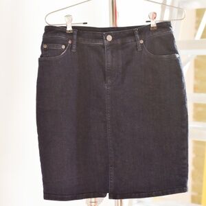 Banana Republic Dark Denim Skirt